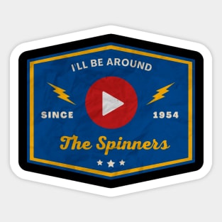 The Spinners // Play Button Sticker